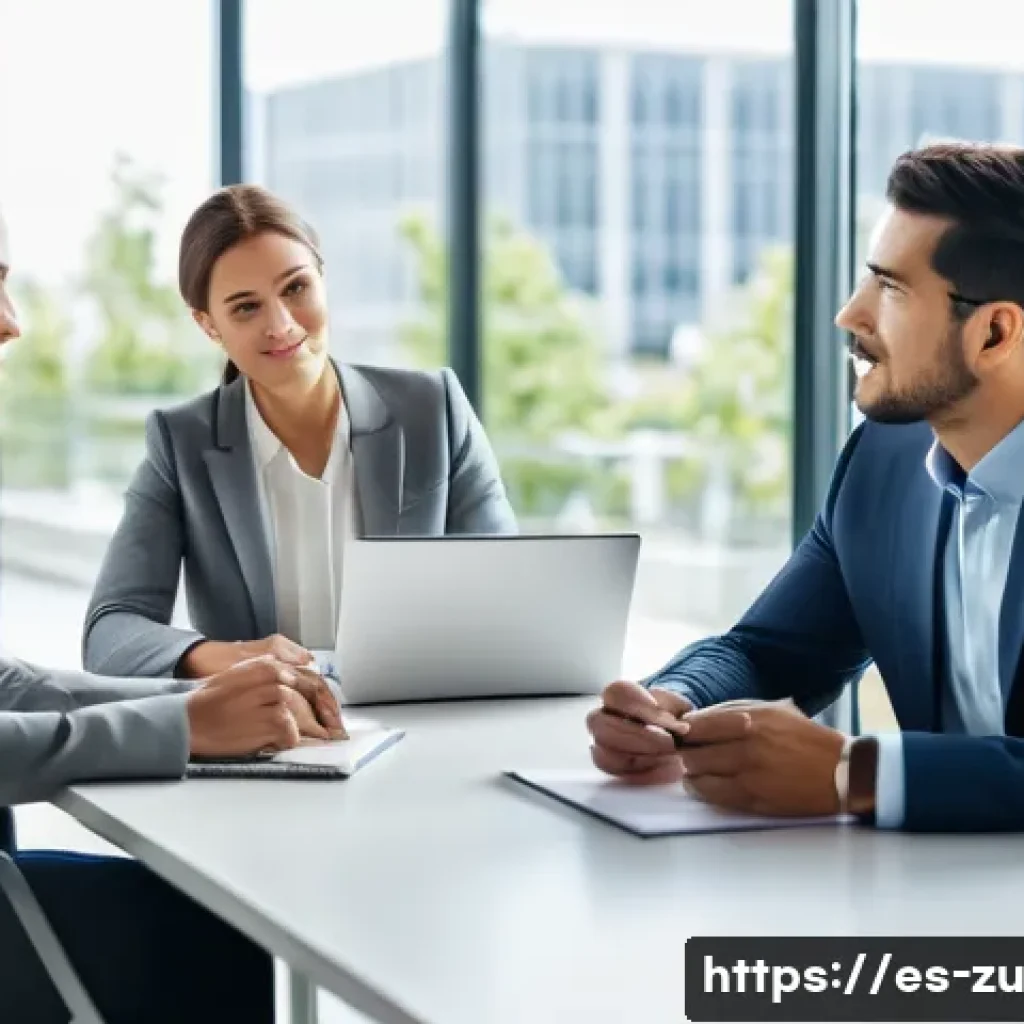 개인 성장과 피드백 수용의 관계 - A diverse group of professional adults in a modern office setting, actively engaged in a feedback se...